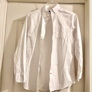 Hilfiger white Oxford shirt. boys 18